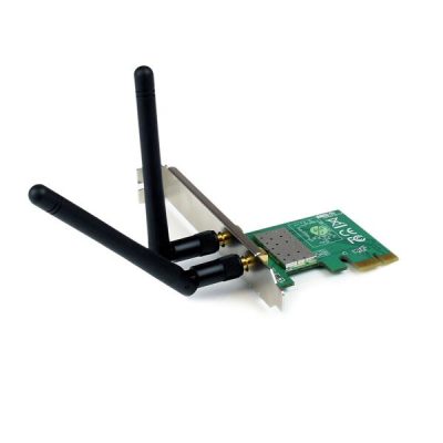 StarTech.com PCI Express Wireless N Adapter – 300 Mbps PCIe 802.11 b/g/n Network Adapter Card – 2T2R 2.2 dBi