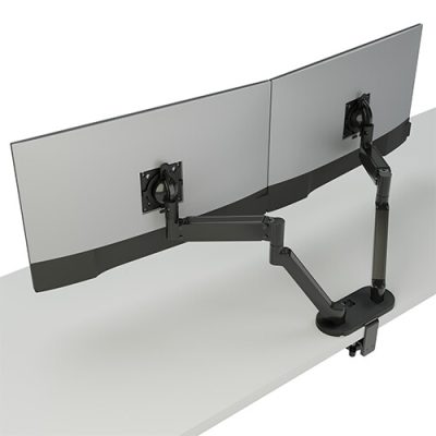 Chief Koncīs Monitor Arm Mount, Dual, Black