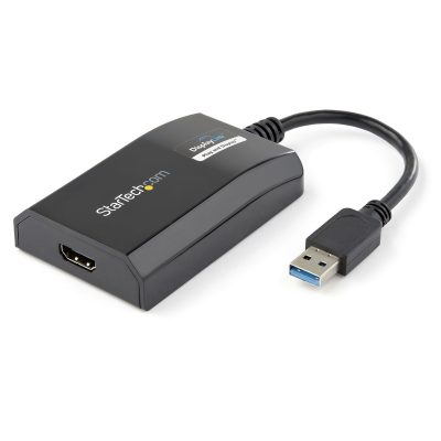 StarTech.com USB 3.0 to HDMI Adapter – DisplayLink Certified – 1080p (1920×1200) – USB Type-A to HDMI Display Adapter Converter