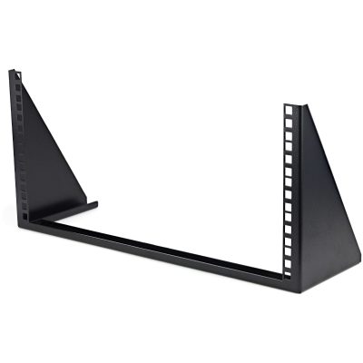 StarTech.com 5U Vertical Wall Mount Rack – 19in Low Profile Open Wall Mounting Bracket – Network/Server Room/Data/AV/IT/Patch Pa