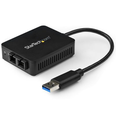 StarTech.com USB 3.0 to Fiber Optic Converter – 1000Base-SX SC