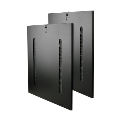 Tripp Lite SR42SIDEPT SmartRack Pass-Through Side Panel with Key-Locking Latches for 42U Server Rack Cabinet, 2 Panels