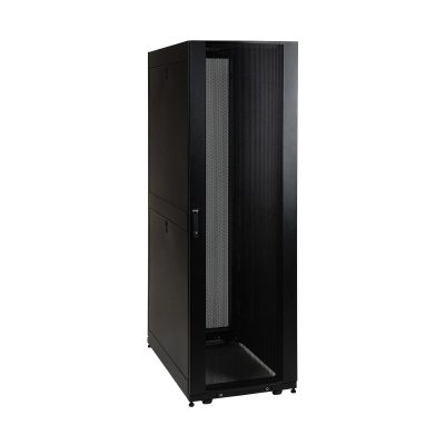 Tripp Lite SR42UB1032 42U SmartRack Standard-Depth Rack Enclosure Cabinet, Threaded 10-32 Mounting Holes with doors & side panel