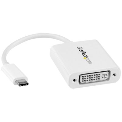 StarTech.com USB-C to DVI Adapter – White