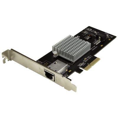 StarTech.com 1-Port 10G Ethernet Network Card – PCI Express – Intel X550-AT Chip