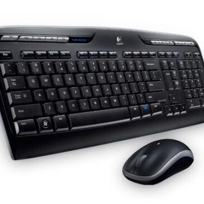 Logitech 920-002836 keyboard Mouse included Office RF Wireless English Black