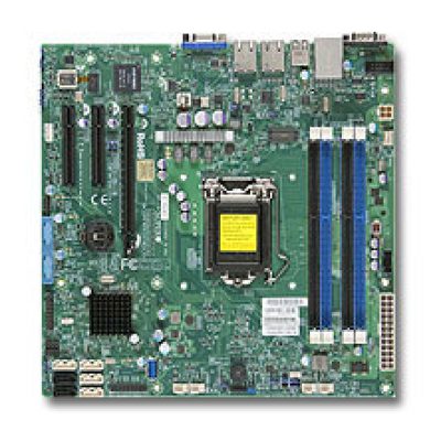 Supermicro X10SLM-F Intel® C224 LGA 1150 (Socket H3) micro ATX
