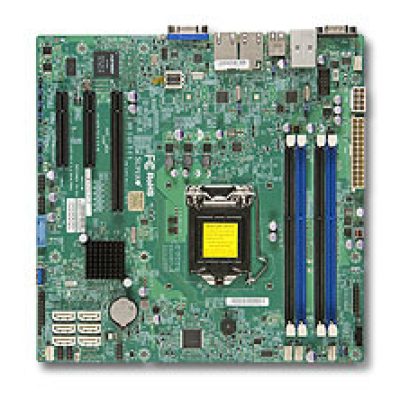Supermicro X10SLM+-F Intel® C224 LGA 1150 (Socket H3) micro ATX