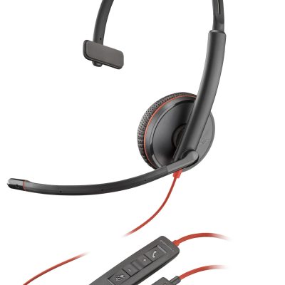 POLY Blackwire 3215 Monaural USB-A Headset (Bulk)