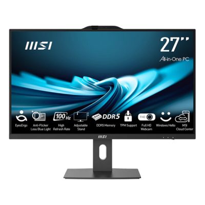 MSI Pro AP272P 14M-602US Intel® Core™ i7 i7-14700 68.6 cm (27″) 1920 x 1080 pixels All-in-One PC 16 GB DDR5-SDRAM 1
