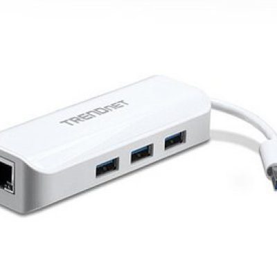 Trendnet TU3-ETGH3 laptop dock/port replicator White