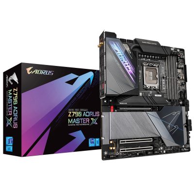 GIGABYTE Z790 AORUS MASTER X Motherboard- Supports Intel 13th Gen CPUs, 20+1+2 phases VRM, up to 8266MHz DDR5 (OC), 1x PCIe 5.0