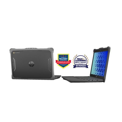 MAXCases Extreme Shell-F2 Slide Case for HP G9/G8 Clamshell 11.6″ (Grey/Clear)