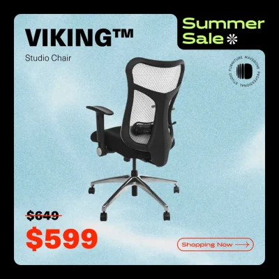 Viking™ Studio Chair (No Headrest)