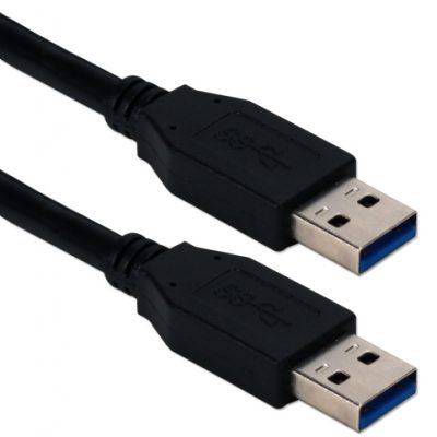 QVS CC2229C-03BK USB cable USB 3.2 Gen 1 (3.1 Gen 1) 0.9 m USB A Black